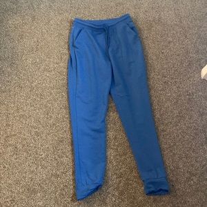 blue joggers